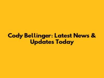 Cody Bellinger: Latest News & Updates Today
