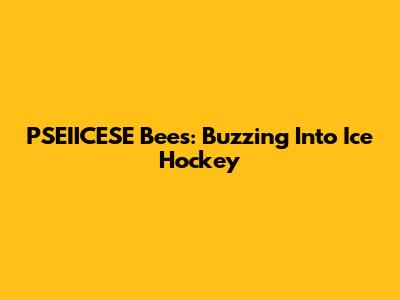 PSEIICESE Bees: Buzzing Into Ice Hockey
