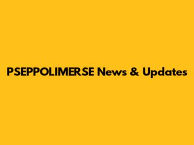 PSEPPOLIMERSE News & Updates