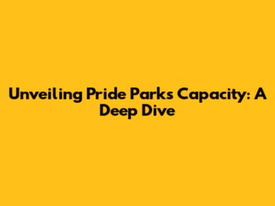 Unveiling Pride Park's Capacity: A Deep Dive